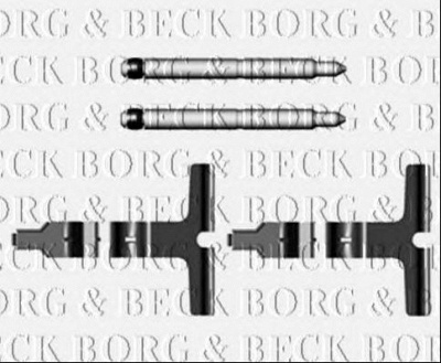 BORG & BECK bbk1444 -  Комплектующие, колодки дискового тормоза